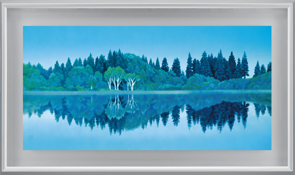 静森彩林　東山魁夷　額付き　計10枚　日本経済新聞社 静森彩林東山魁夷額付き計10枚日本経済新聞社