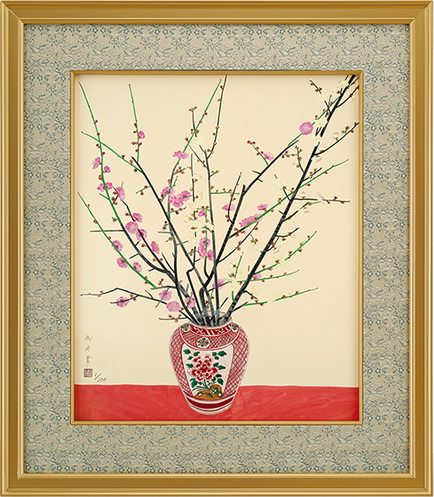 瓶梅図(へいばいず) | 商品紹介 | 美術品複製画販売サイト | 美術趣味