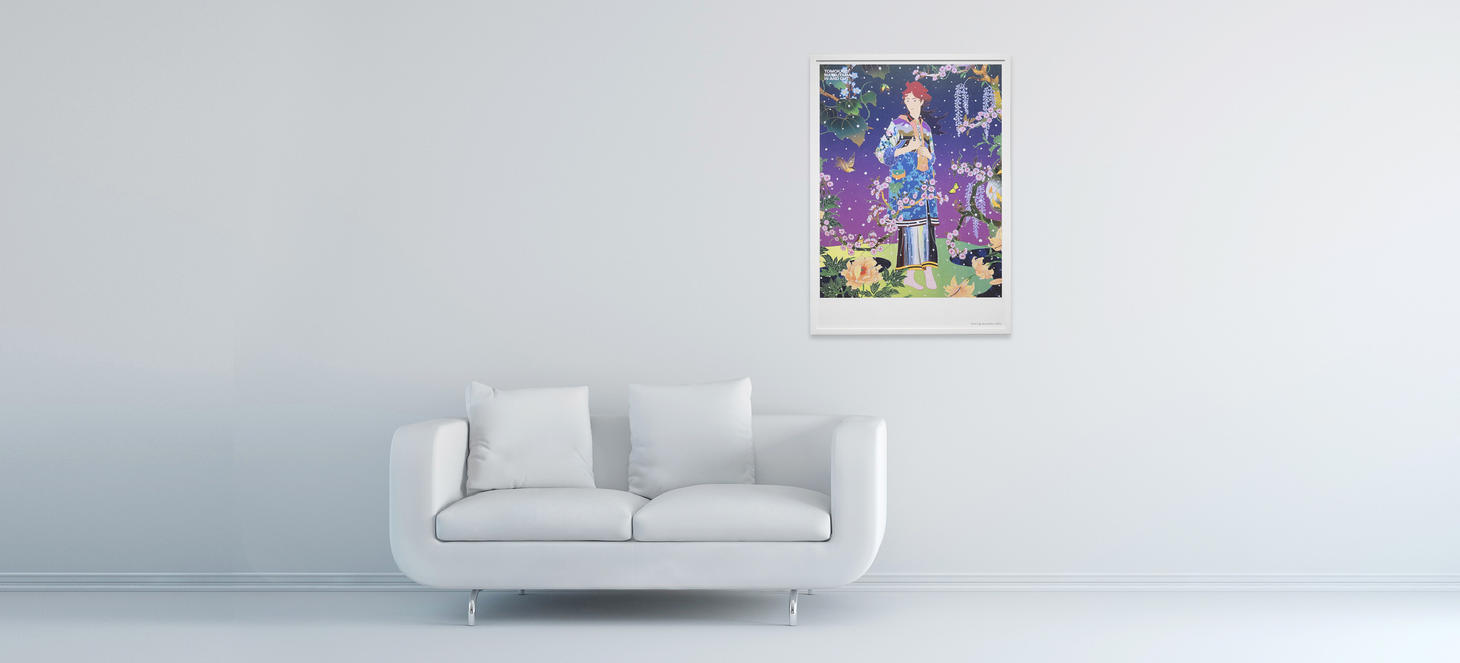 松山智一「Turn Up Remember, 2021」期間限定ポスター予約販売