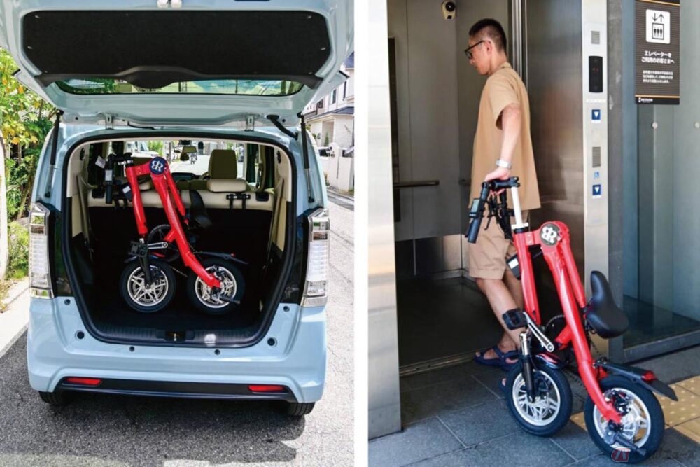 折りたたんで転がせる!? スマートすぎる折りたたみ電アシ「BORNTORUN