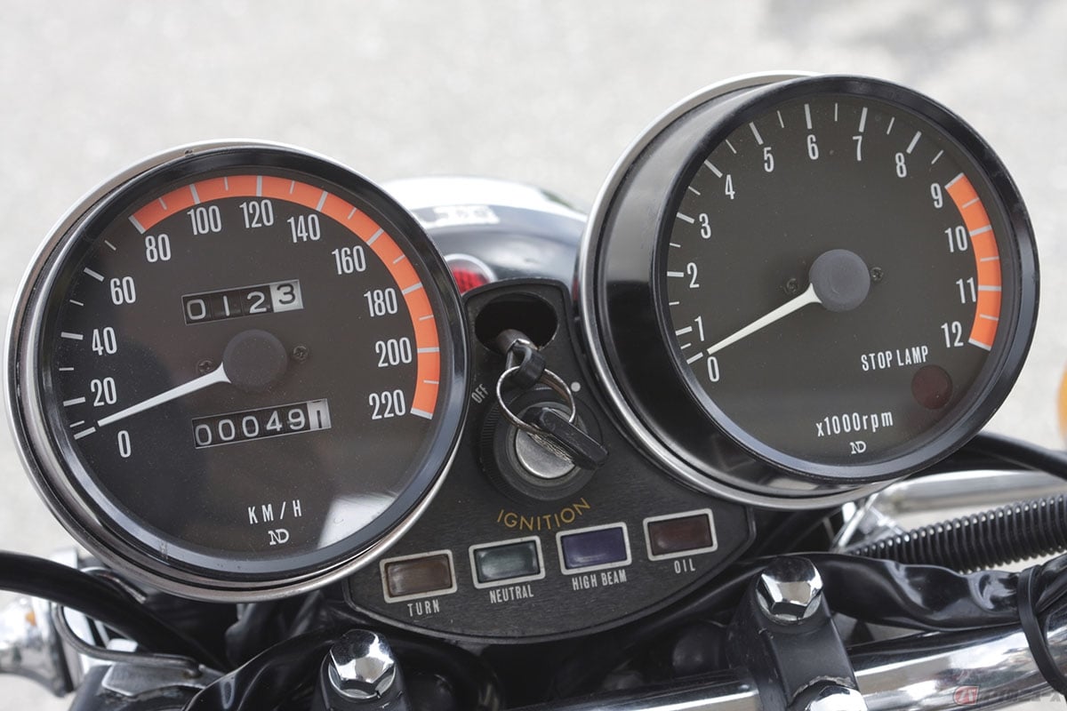 Z1 Z2 真鍮 + アルミ合金 トリップノブ スピードメーター Z m1922