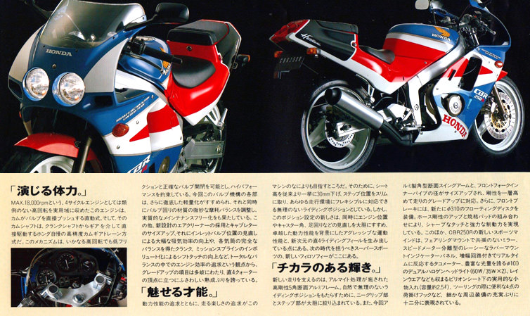 CBR250R（MC19） -since 1988- - バイクの系譜