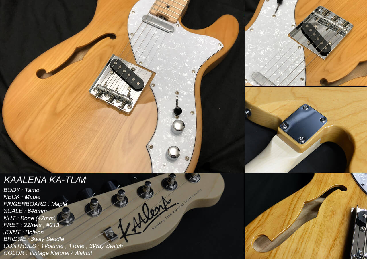 kaalena テレキャスタータイプ big bossオリジナルブランド 綺麗