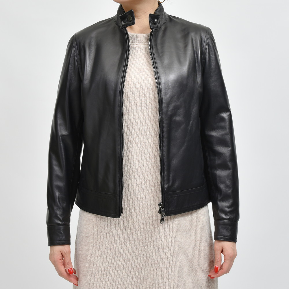 EMMETI(エンメティ)JURI DONNA ラムレザーシングルライダース