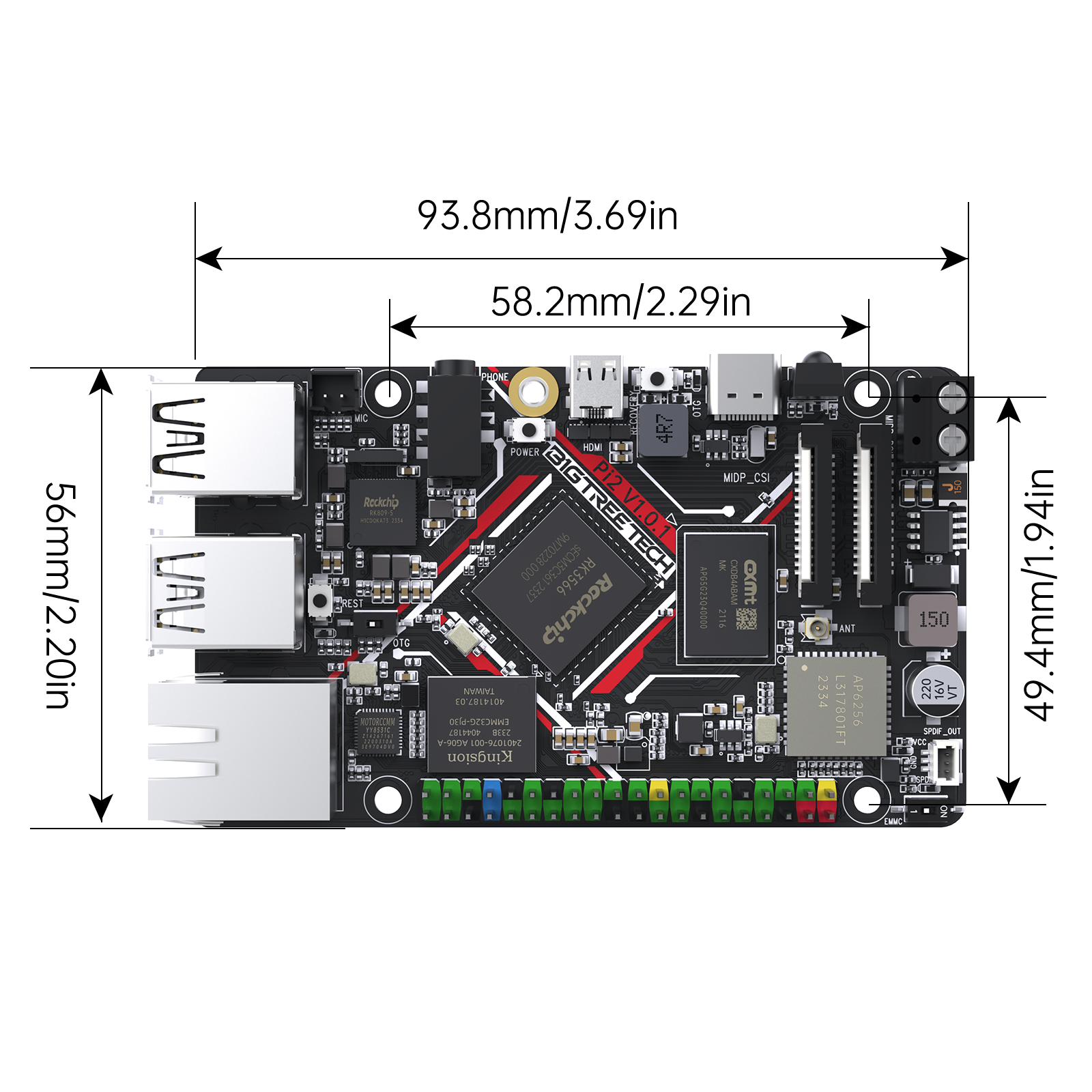 BIGTREETECH Pi 2 / Pi 2 Lite / CB2 / CB2 Lite Core Boards – Biqu