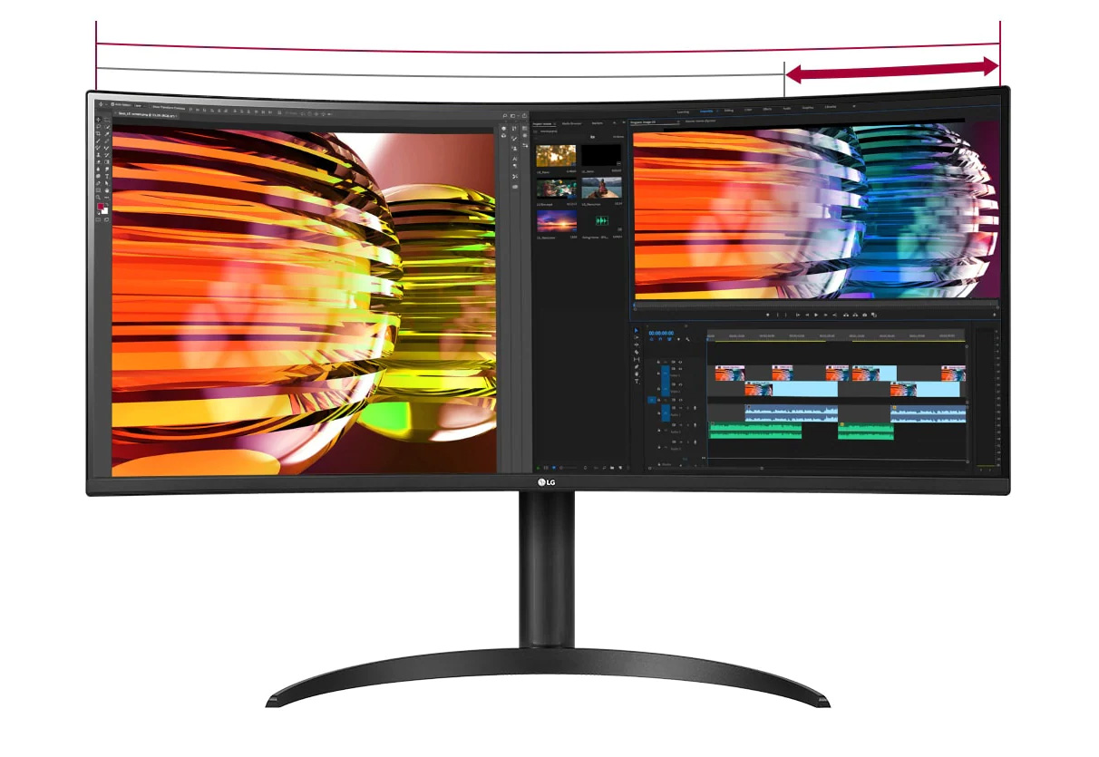 LG 湾曲ウルトラワイドゲーミングモニター 34WP65C 34インチ