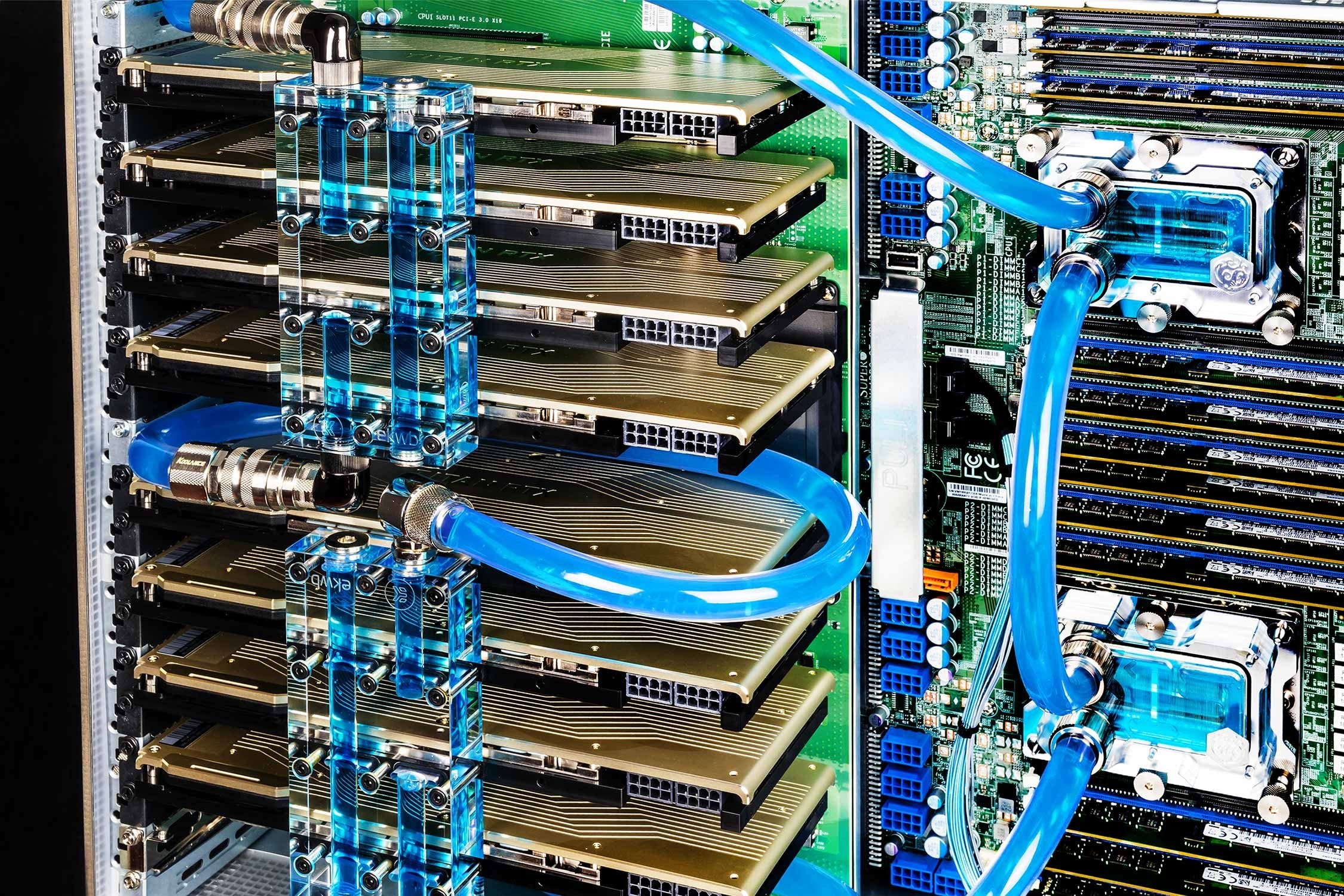 Blog - BIZON Z9000 – 8 TITAN RTX, 2080 Ti GPU deep learning server