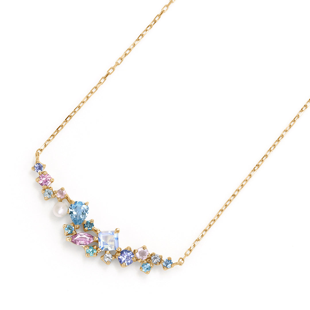 ビズー公式】マルチカラー K10(10金) K18(18金) プラチナ ネックレス