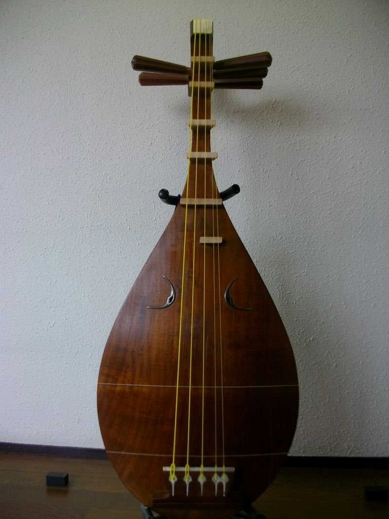 琵琶 薩摩琵琶 (錦琵琶) | 骨董品買取・和楽器買取 五宝堂