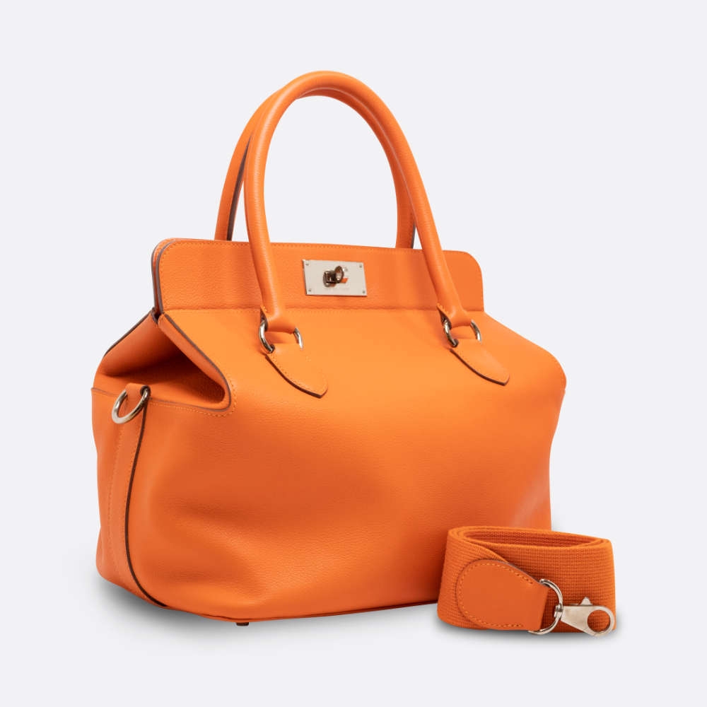 HERMES TOOLBOX 26 ORANGE EVERCOLOR - BJ Luxury