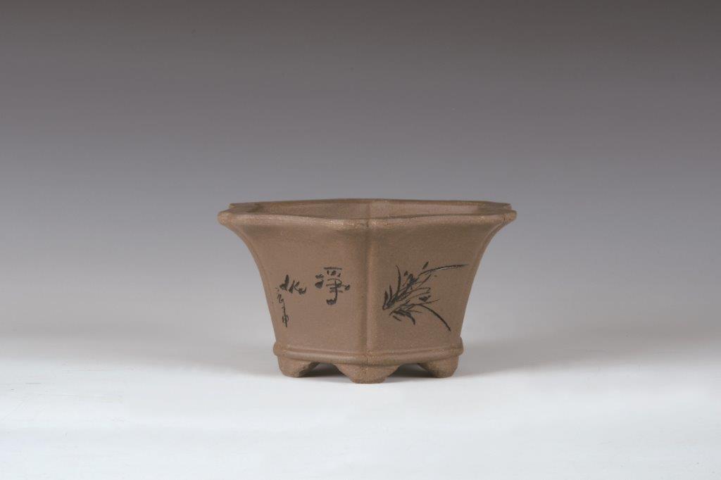 ♢紫砂 紫泥 盆栽鉢 美術品？志那鉢 中国鉢 コレクション骨董品