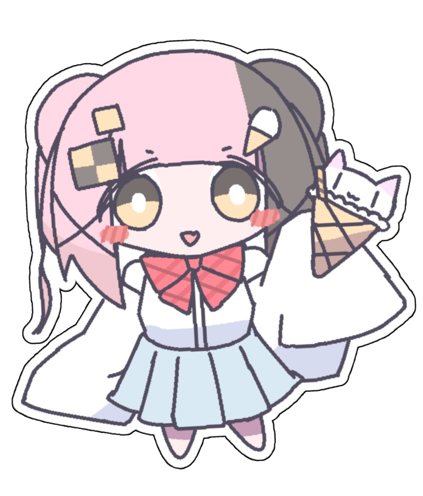 アイスちゃん アクリルキーホルダー - もちね薬局 - BOOTH