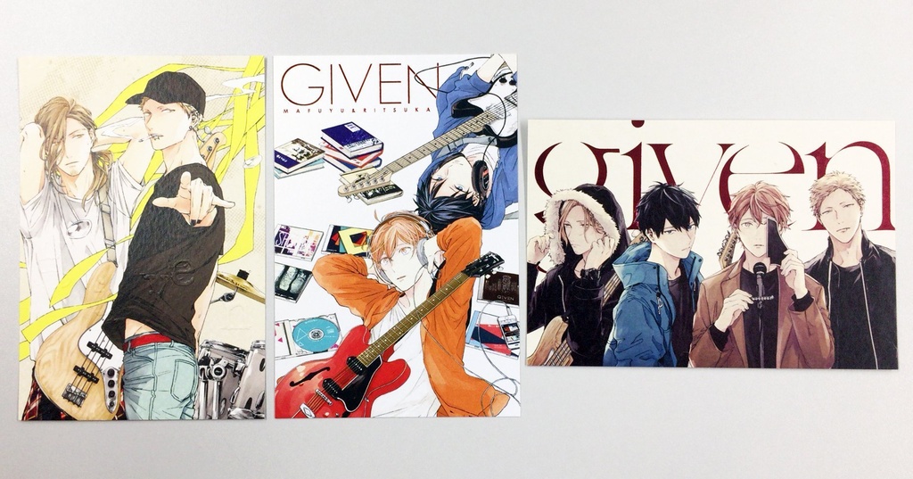 ギヴン 佐藤 真冬 2巻 特典 ポストカード ペーパー バラ売り不可