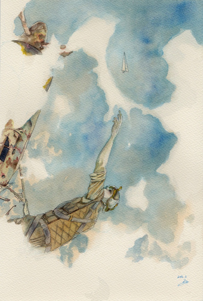 空飛ぶ画家、糸川裕志の三男、糸川利裕の肖像画、油絵、SM、額入り