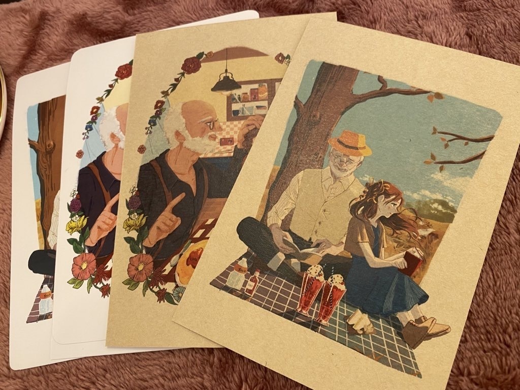 イラストカード イラストペーパーまとめ売り バラ売り可能 イラスト