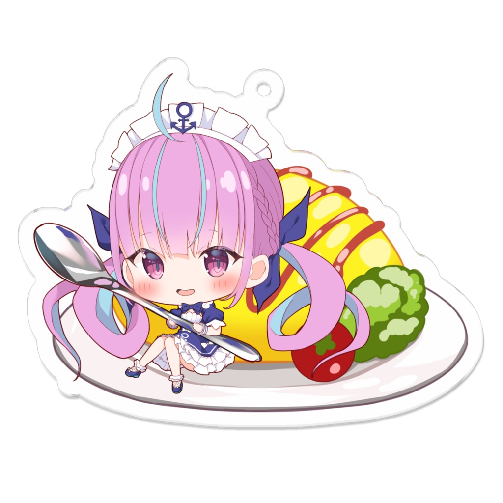 ホロライブ】Vアニ「賭ケグルイ」コラボアクリルキーホルダー 湊あくあ