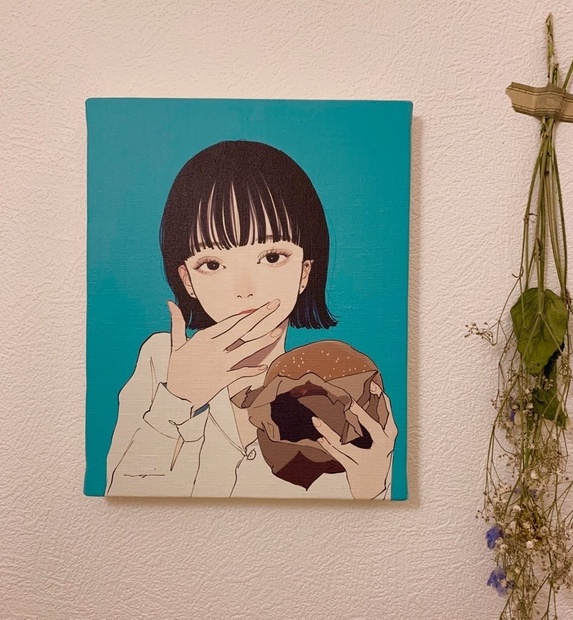 凪 NAGI A3キャンバスプリント 「夏日」ED10 直筆サイン入り