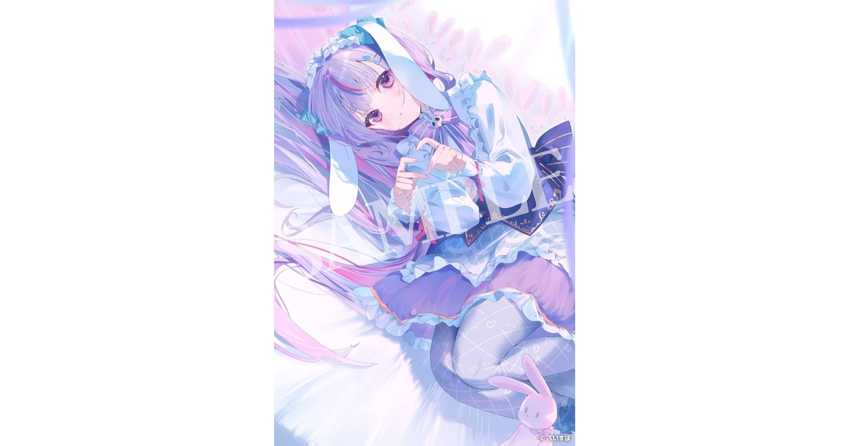 限定販売】兎咲ミミ直筆サイン入りポストカード【4周年記念】 - ぶいす