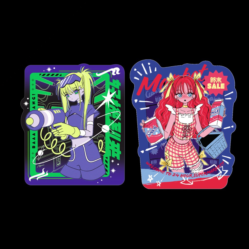 ロフトイベント記念ステッカー#21〜#22 - 楽園東京 - BOOTH