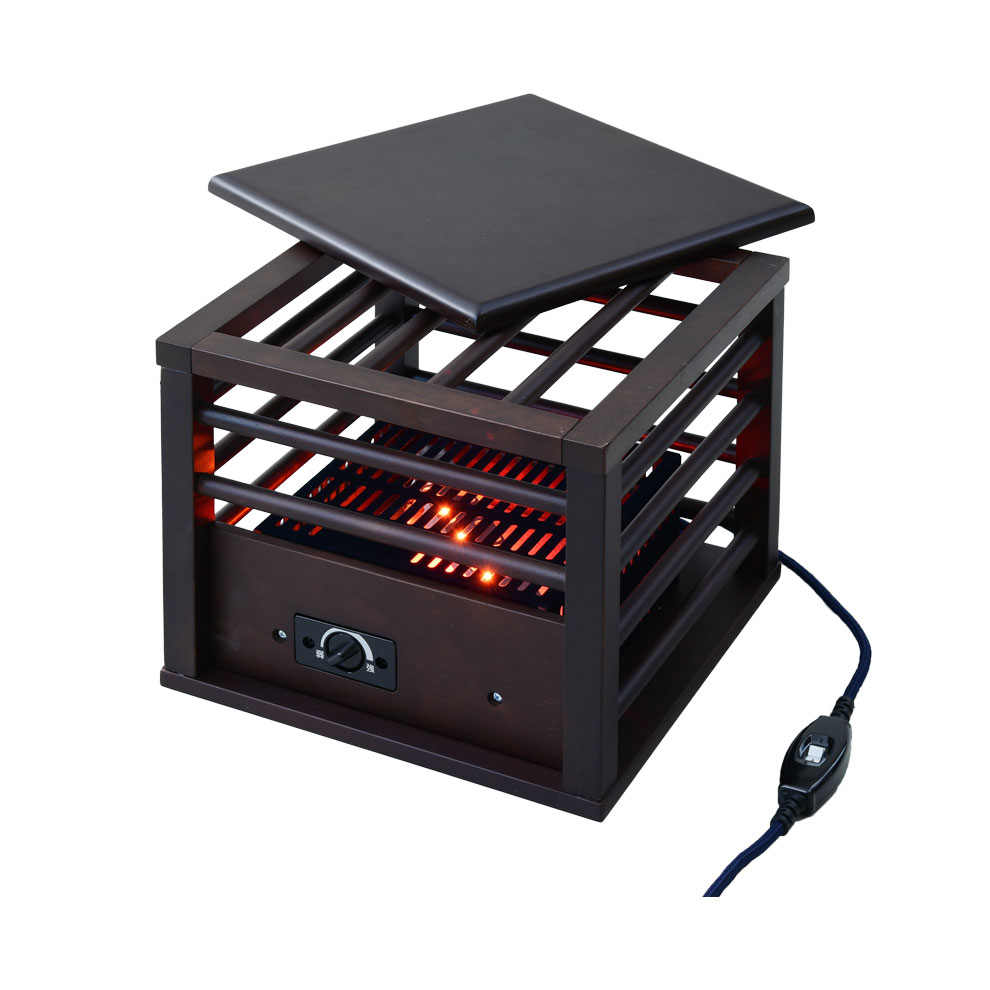 家具調こたつ 1.2x0.8 電気ヒーター付き 7段階温度設定オールシーズン