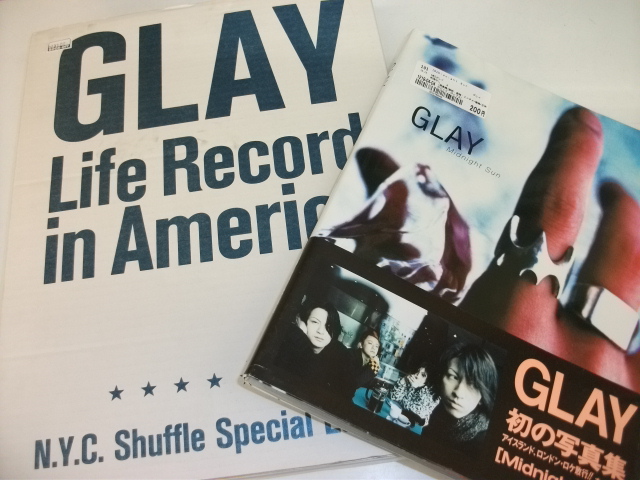 ☆最新買取情報☆ GLAY 写真集 ライフレコード イン アメリカ