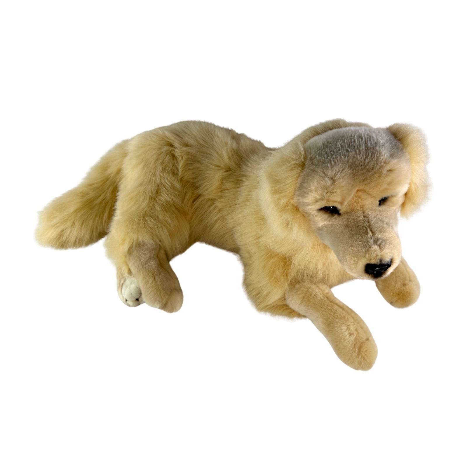 Luna - Golden Retriever with satin pocket - 62cm lying – Bocchetta
