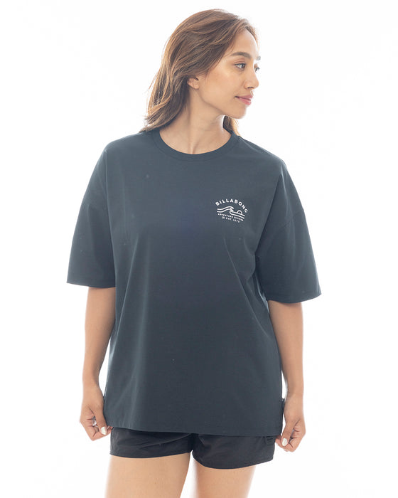 OUTLET】BILLABONG レディース 【A/DIV.】 ADIV RASH SS Tシャツ 【BOX