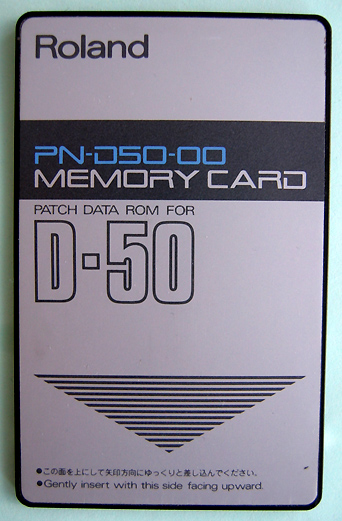 Roland ローランド PN-D50-00 Roland D-50 PN-D50-00 MEMORY CARD