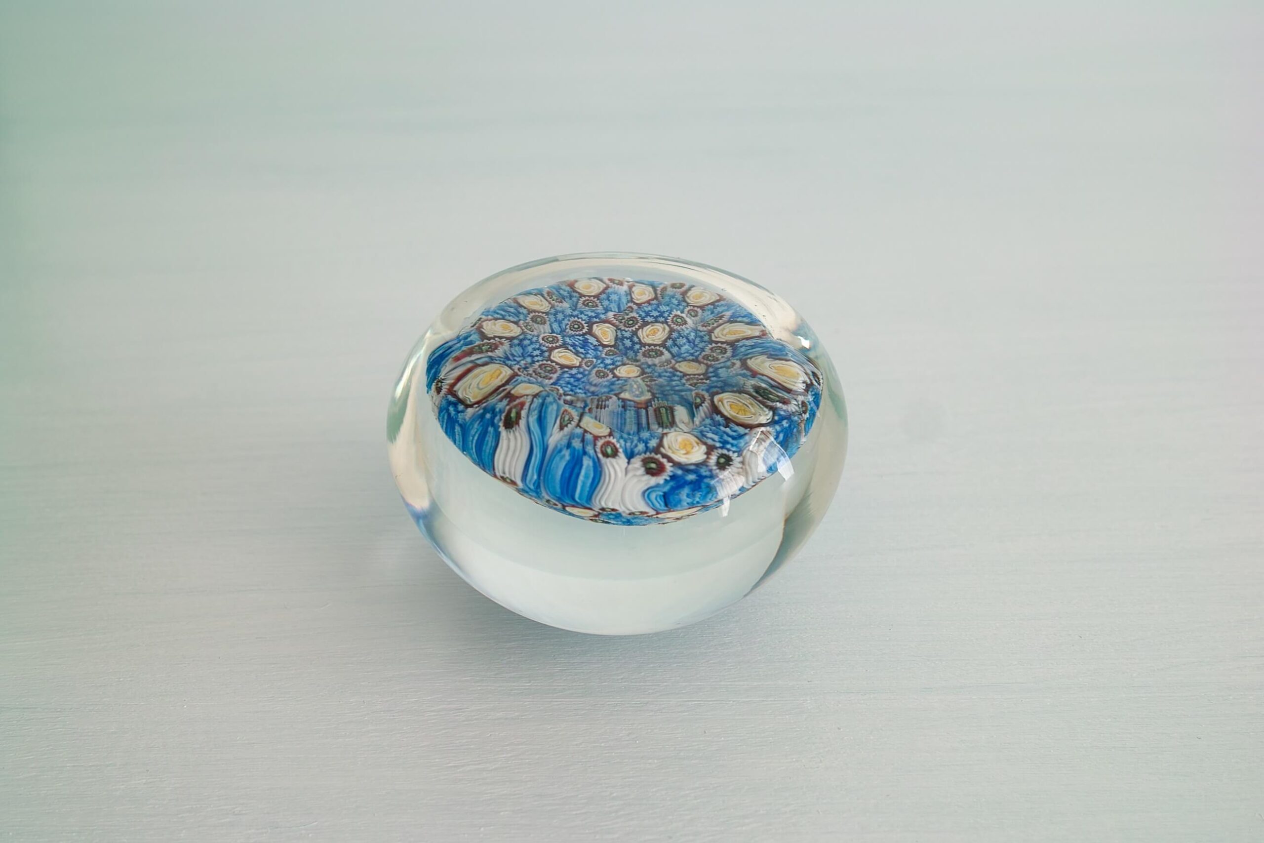 希少】ムラノ ミルフィオリ シェル モチーフ オブジェ ムラーノ|1498