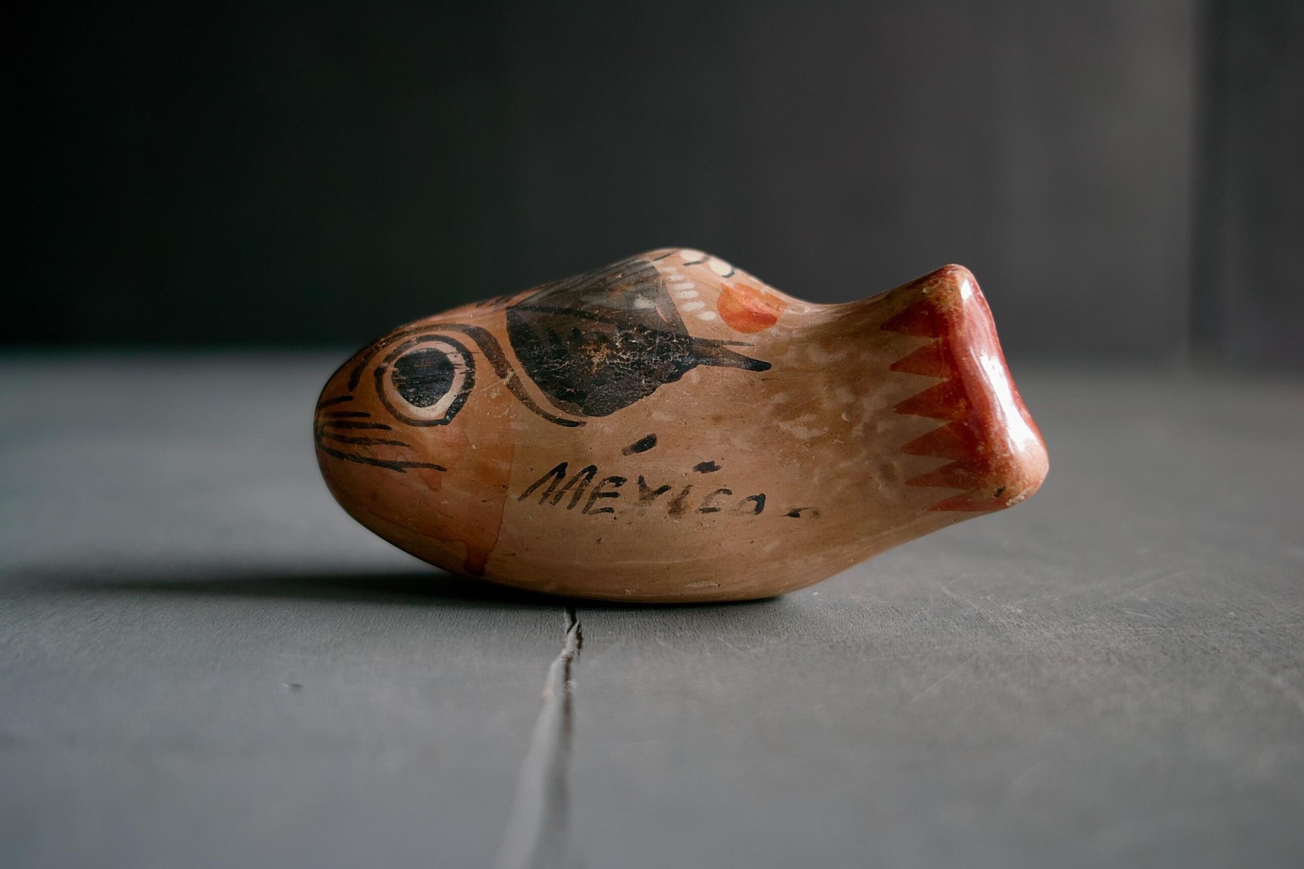 No.8849/8850/8851「メキシコの民芸：トナラ焼き / さかな3種」SOLD