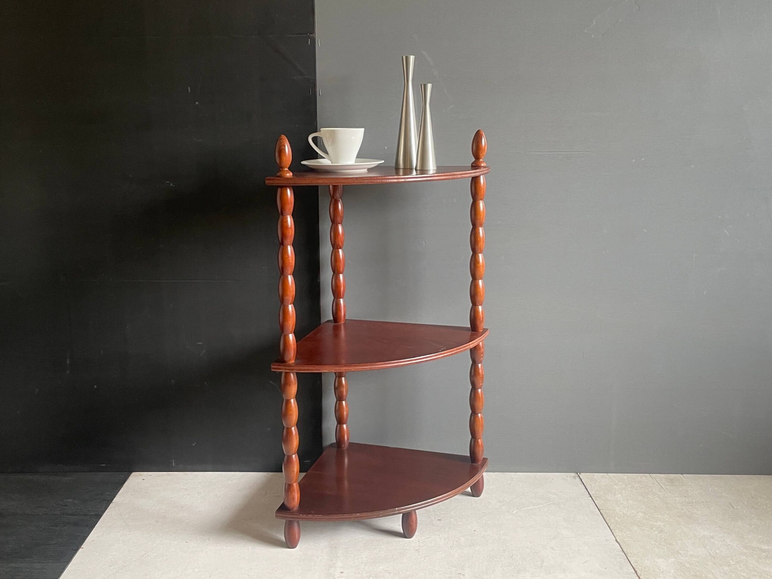 ナジコ NAJICO コーナーラック 飾り棚 昭和レトロ モダン ヴィンテージ