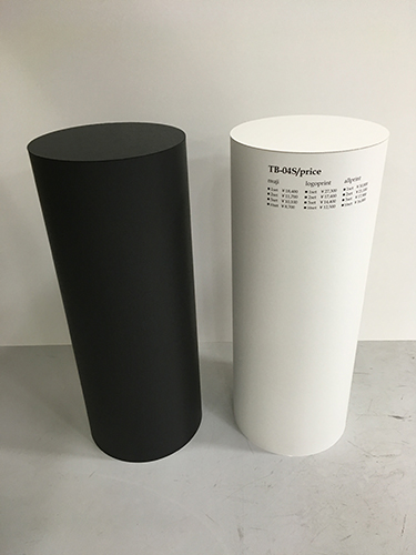 三色組み合わせ階段円柱型ディスプレイ台 直径80cm高さ98 陳列台 展示