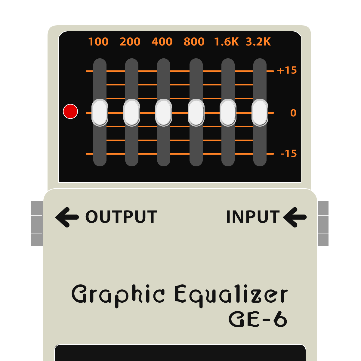 GE-6 Graphic Equalizer（グラフィックイコライザー） │ BOSSマニア共和国