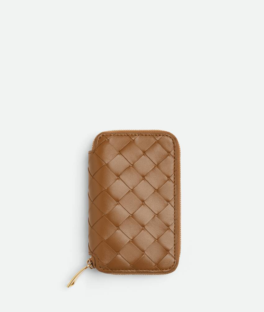 Bottega Veneta ブラウン レザー キーケース Bottega Veneta ブラウン