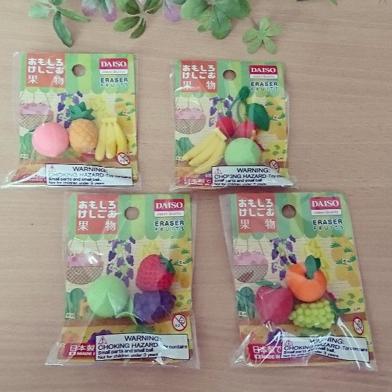 おもしろ消しゴム 食べ物 車 まとめ売り ダイソー イワコー おもしろ