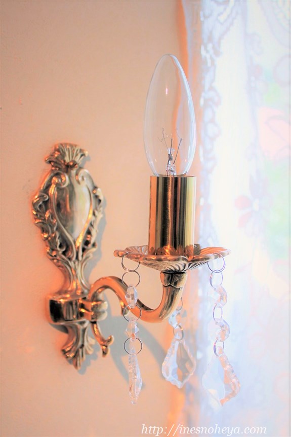 1. フランスアンティーク ランプ ブラケット ブロンズ キャンドル