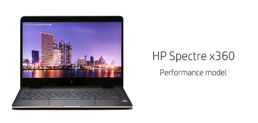 高精細で美しいSpectre x360パフォーマンスモデルの4Kディスプレイ