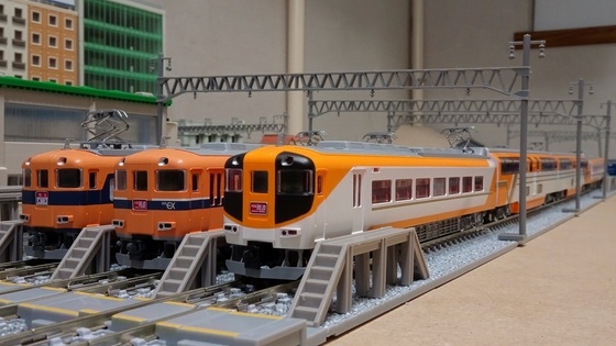 近鉄30000系ビスタEX新塗装＋22600系 鉄道模型 近鉄30000系ビスタEX