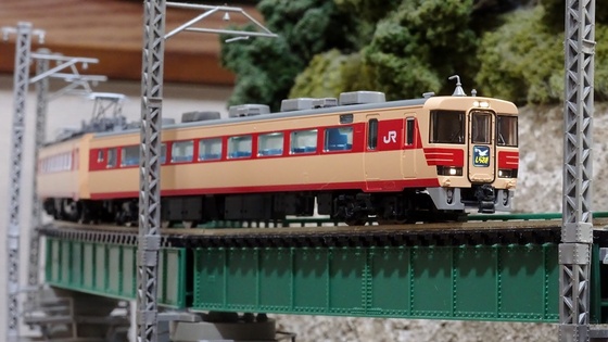 485系 特急「しらさぎ」国鉄色 - ビスタ模型鉄道（エヌゲージ日記）