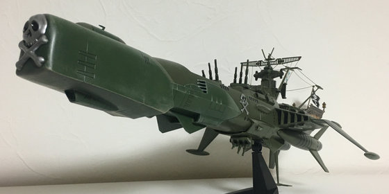 バンダイ 1/1000 キャプテンハーロック アルカディア号 プラモデル