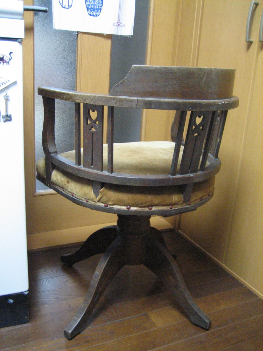 良品】ドクターチェア アンティーク Dr.chair 回転椅子 大正 古木 大正