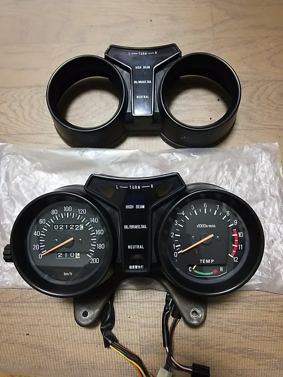 YAMAHA RZ350 初期型 メーター