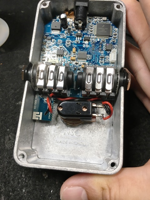 Electro-Harmonix Freeze switch mod エレハモ Electro-Harmonix