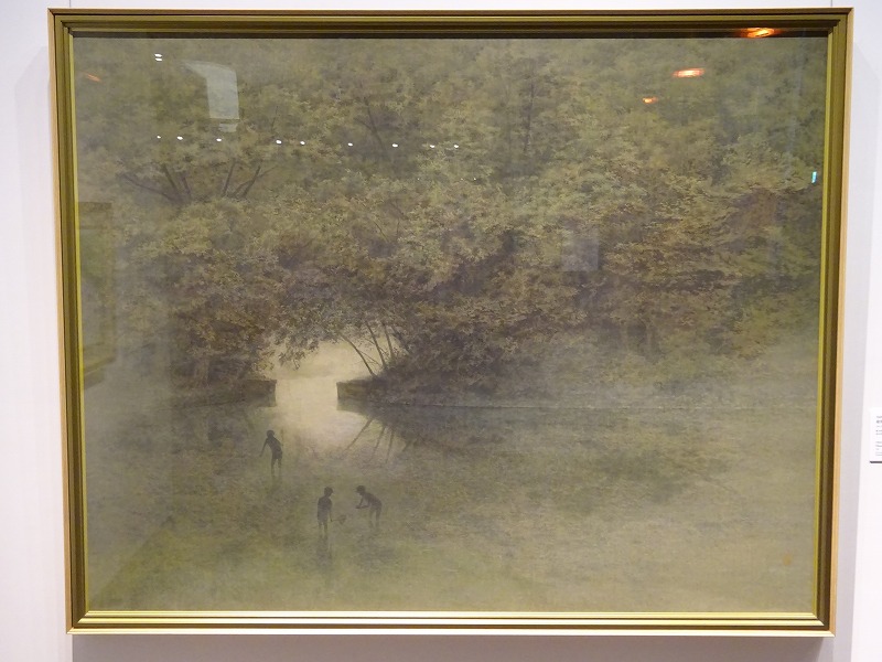 真作」小田野尚之 日本美術院 同人 芸大秀才 本格岩絵の具 4号S 真作