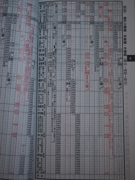 JR四国ポケット時刻表の“変化” | lp82145の雑記録