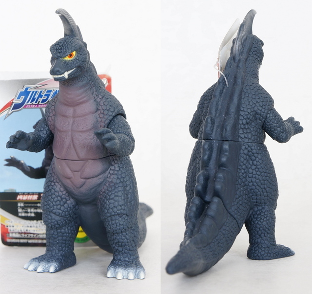 当時物 ザザーン ゼンマイ歩行 トコトコ ソフビ 怪獣 当時物 ザザーン