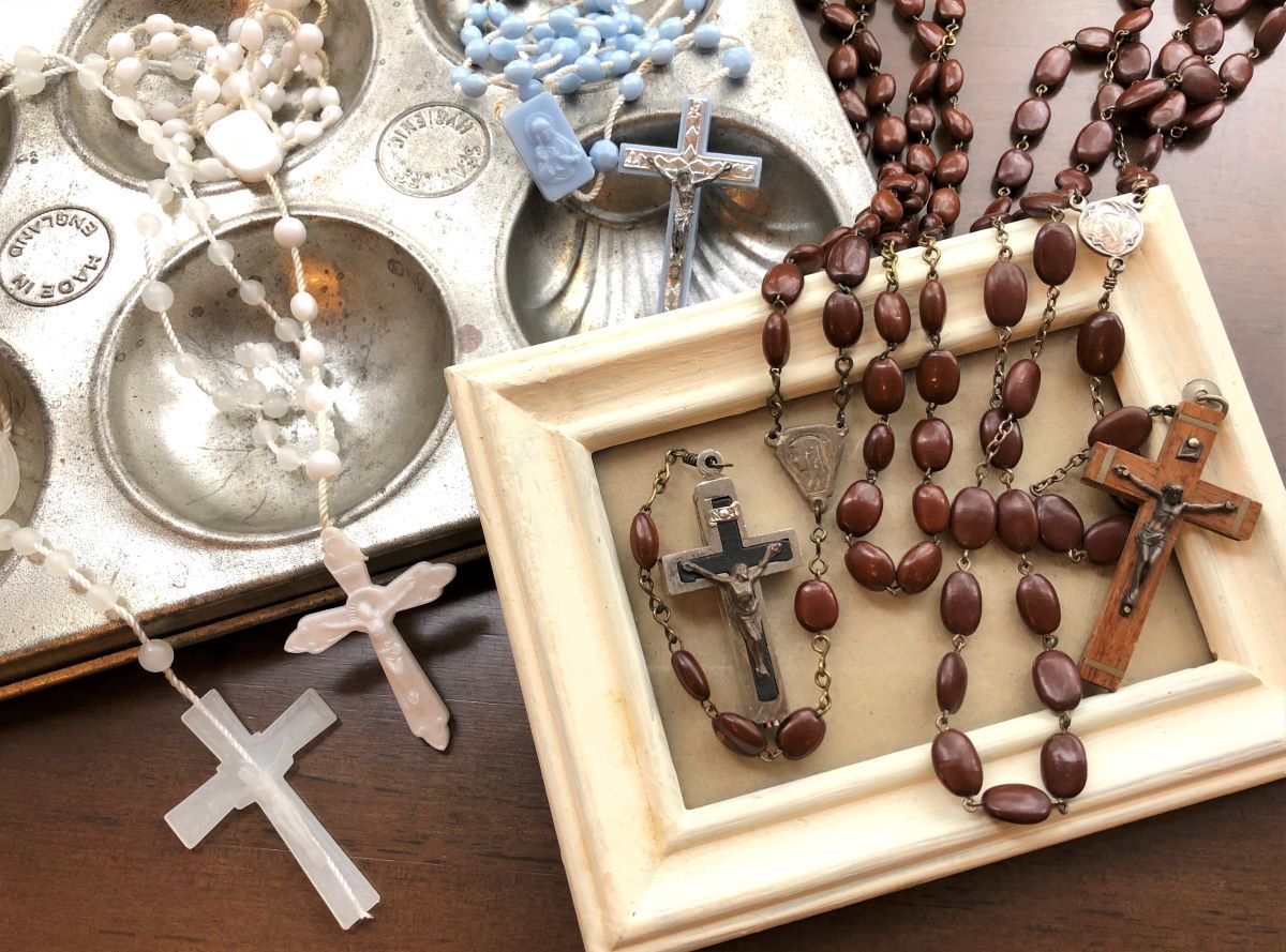 イタリアヴィンテージ ロザリオ☆レアなロケットタイプなど新入荷