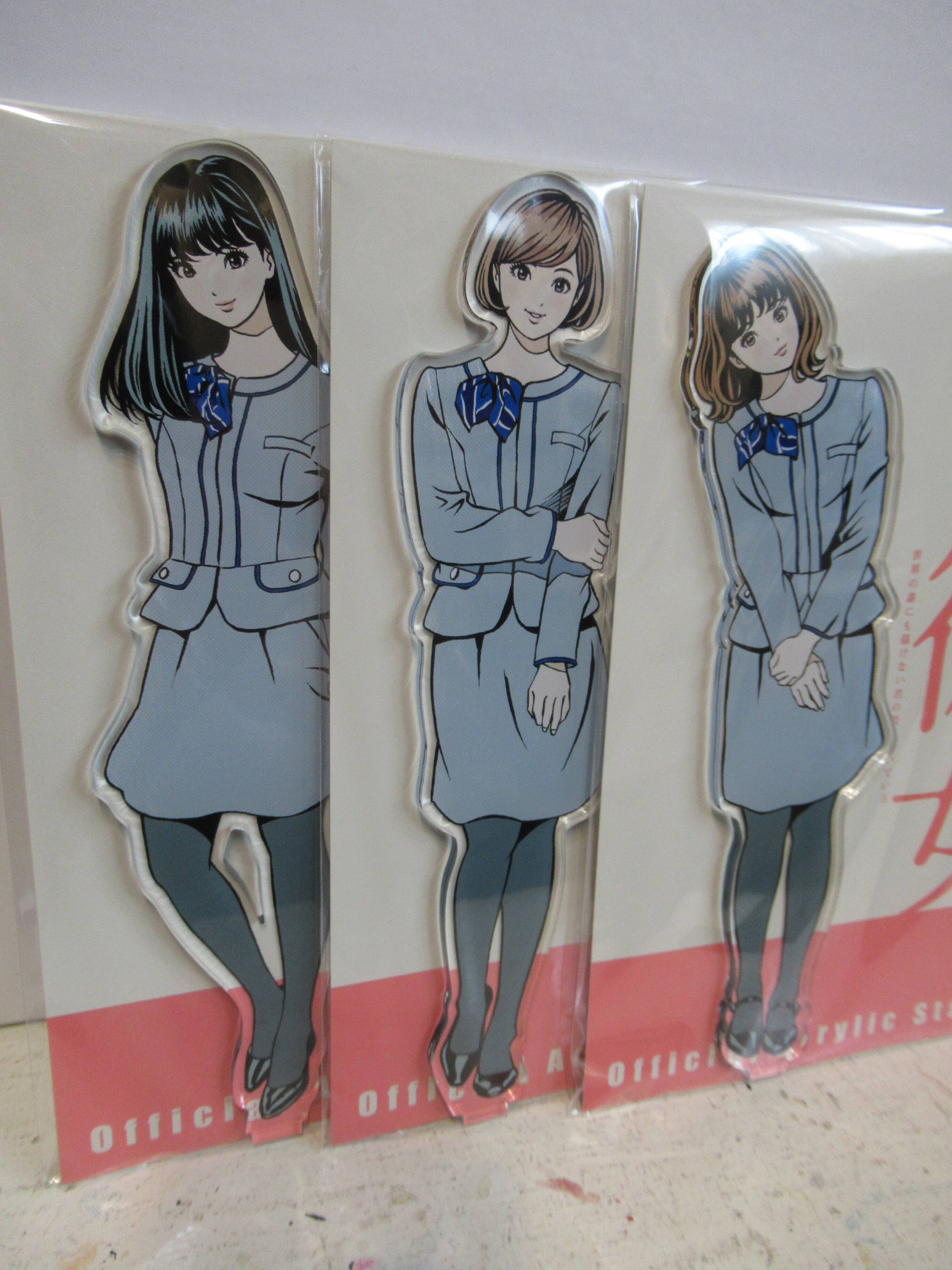 江口寿史 彼女展 アクリルスタンド HONDA カブ コラボ 4種セット 江口