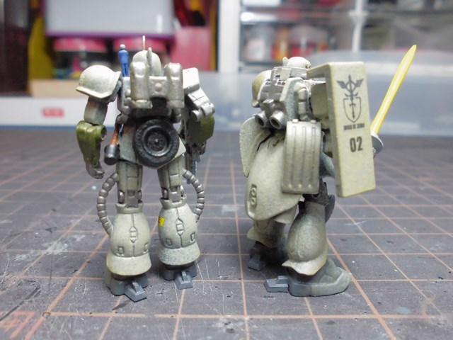 1/400ジオン残党軍「ジャンク第二小隊」ロールアウト | 三軒茶屋のブログ