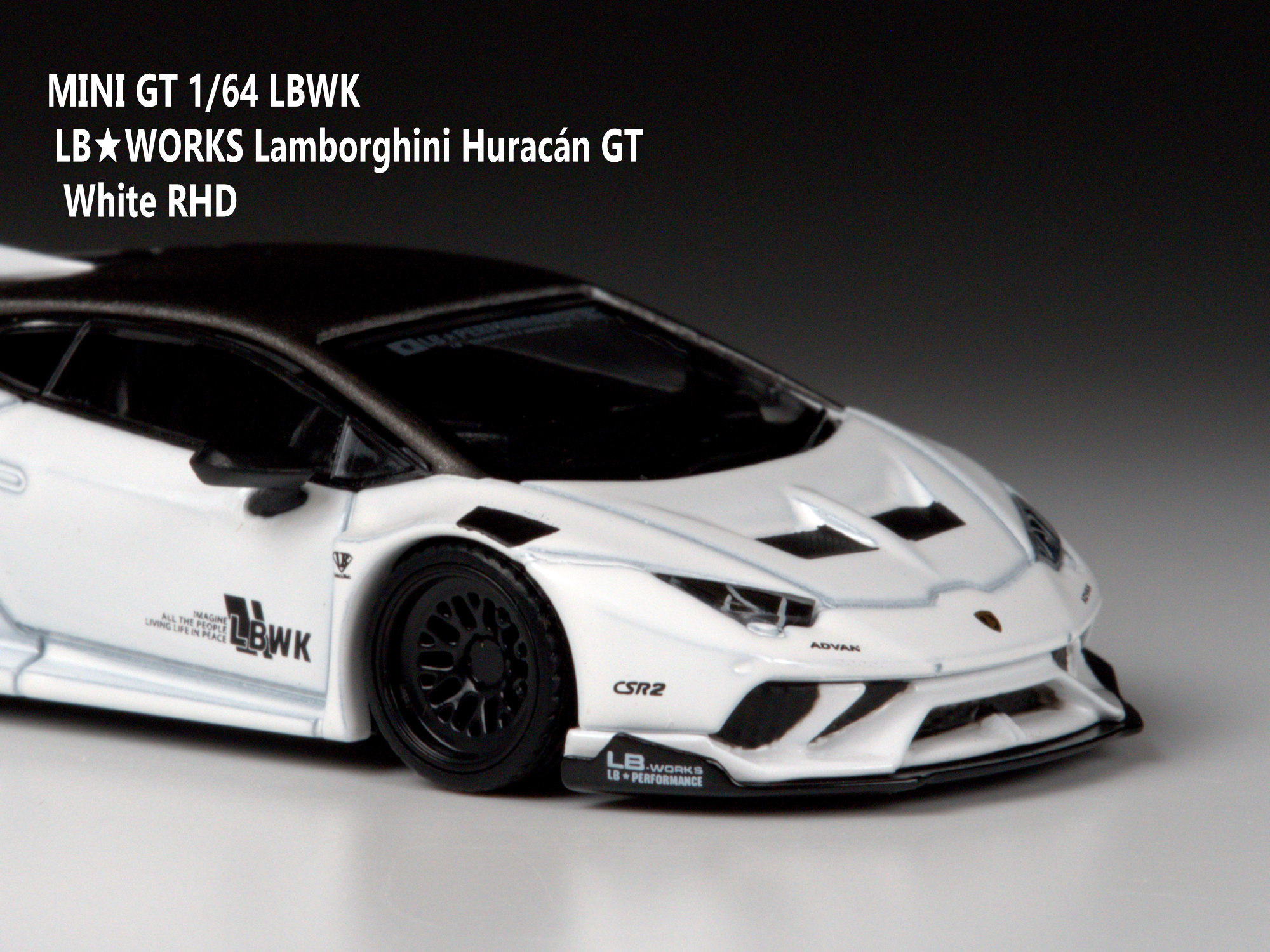 MiNiGTリバティウォーク ウラカン オートサロン数量限定 MC60-WH